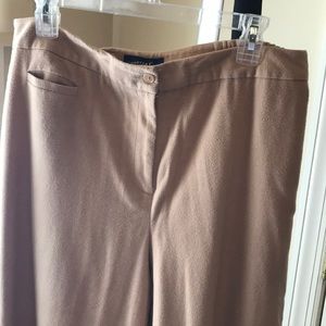 Women’s size 16 petite camel colored trousers